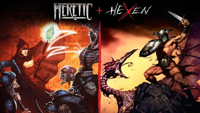 heretic / hexen posters